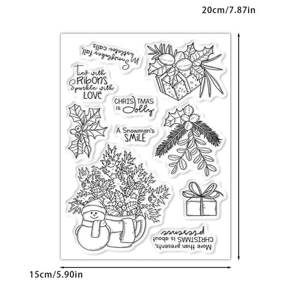 Christmas Elements Clear Stamps