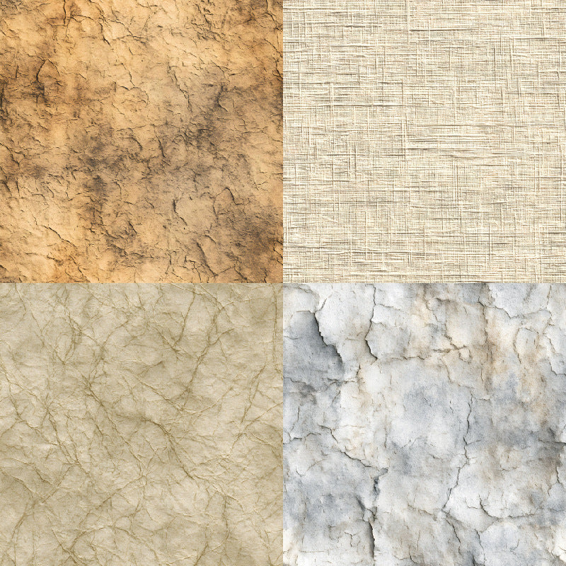 24PCS 6" Crumple Scrapbook Paper & Cardstock