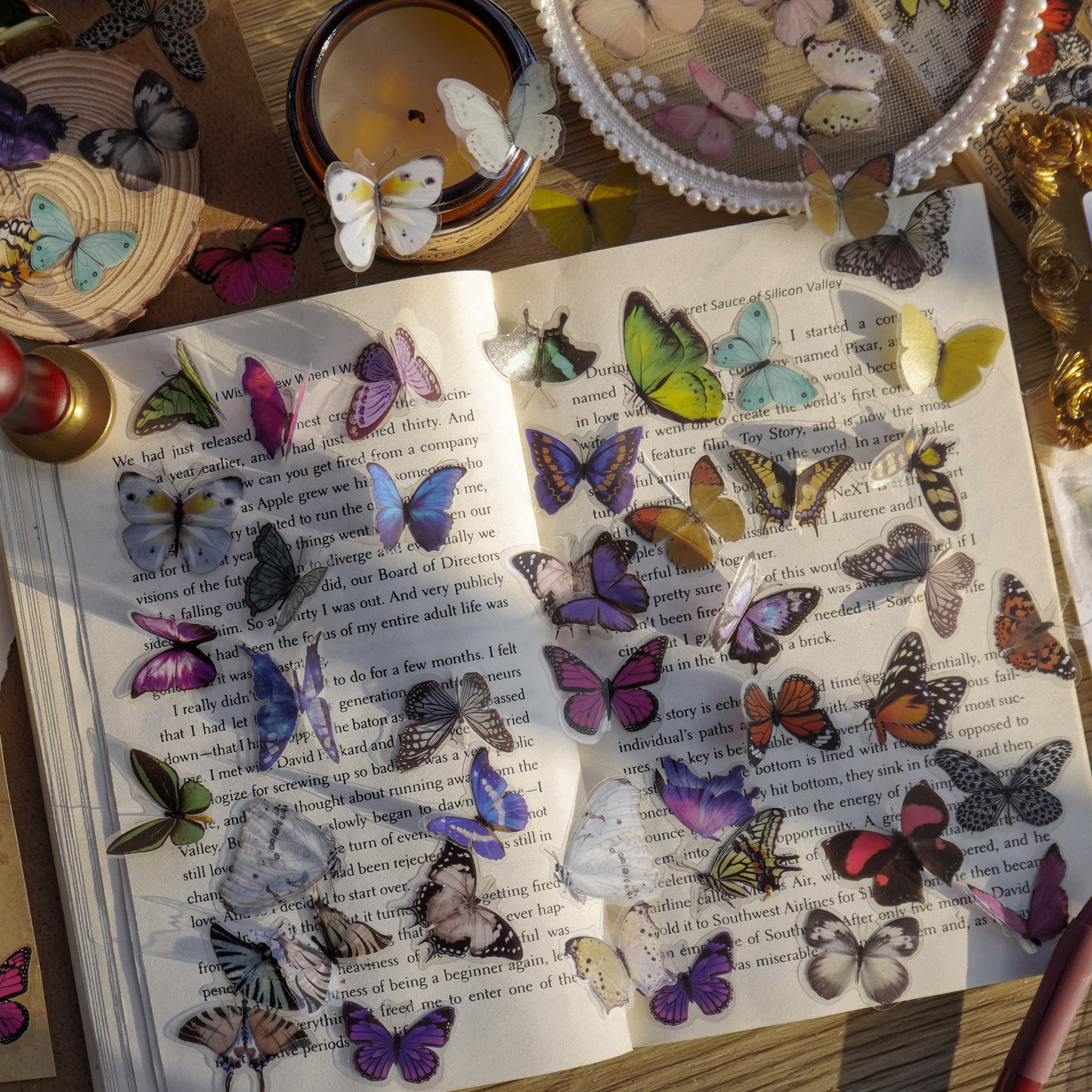 Cute Butterfly Waterproof Stickers