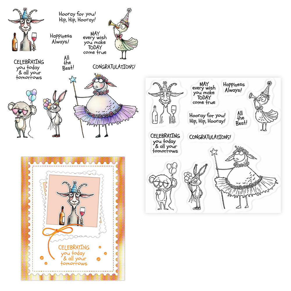 Birthday Friendship Clear Stamps