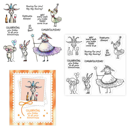 Birthday Friendship Clear Stamps