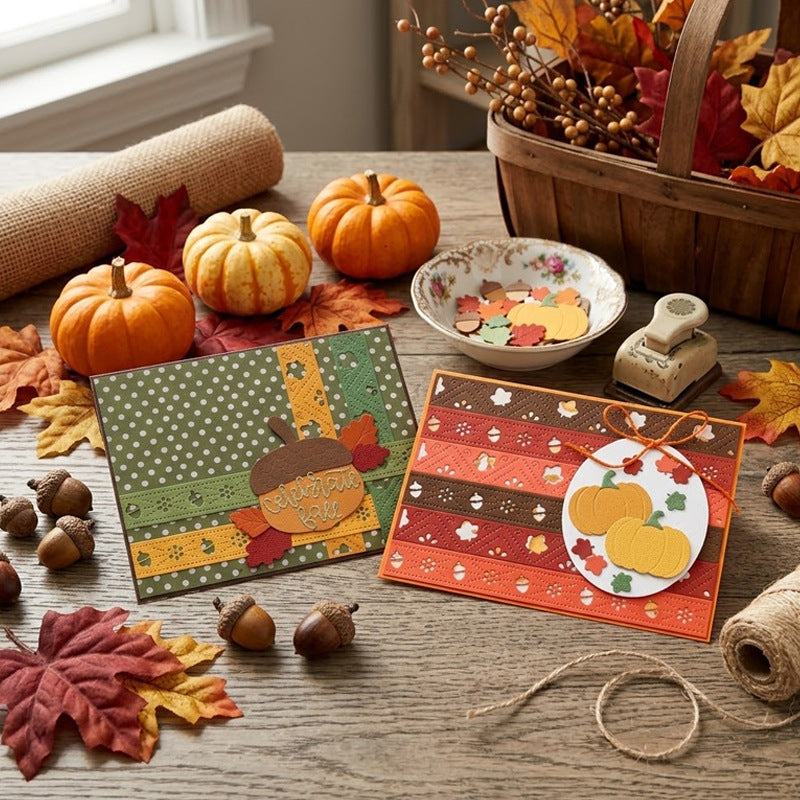 Autumn Decorative Banner Metal Cutting Dies