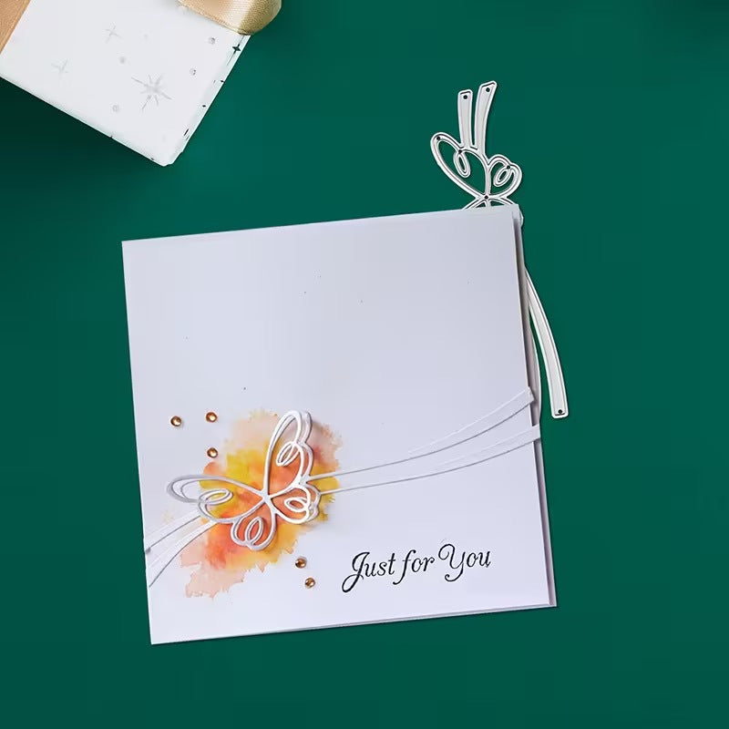 Butterfly Ribbon Design Metal Cutting Dies