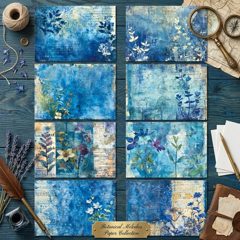 A5 Flower Series Journal Scrapbook Paper