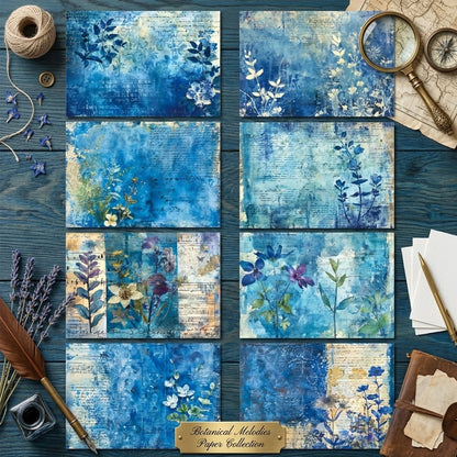 A5 Flower Series Journal Scrapbook Paper