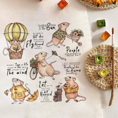 Mouse Series Clear Stamps