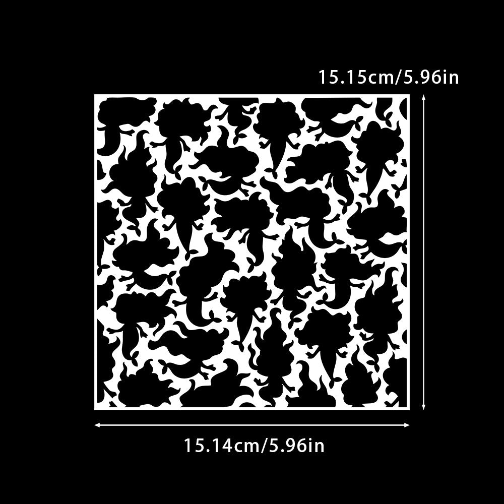 Mermaid Pattern DIY Painting Hollow Stencil