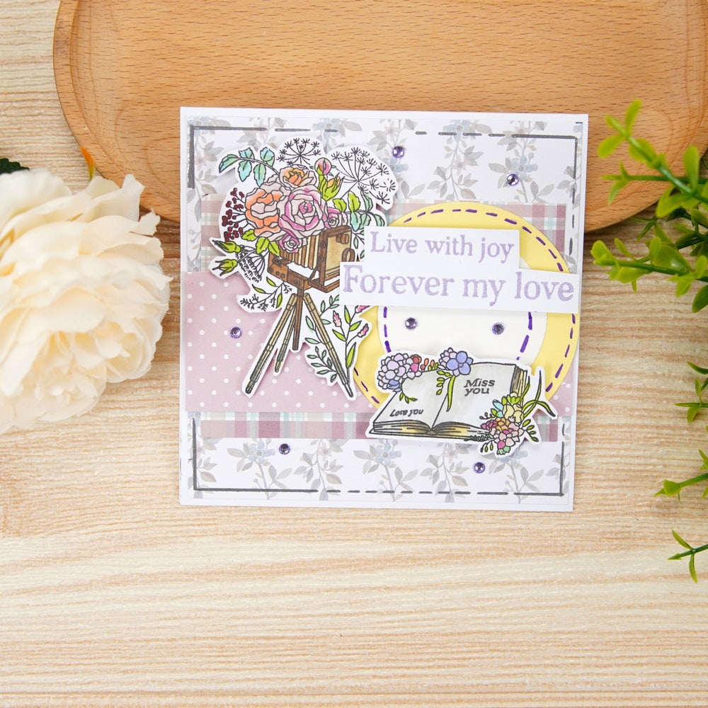 Flowers and Blessings Clear Stamps