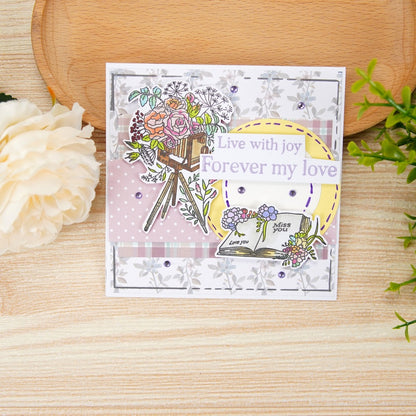 Flowers and Blessings Clear Stamps