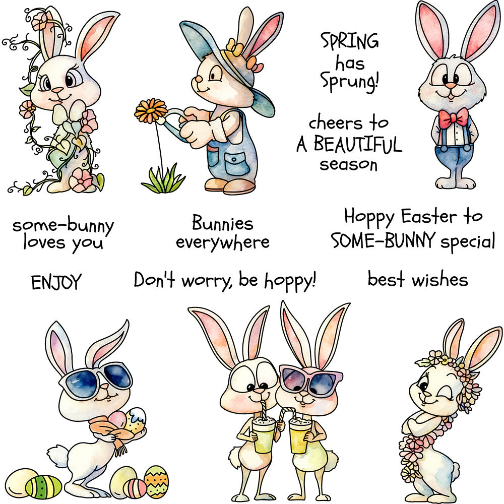 Easter Bunny Dies & Stamps Set