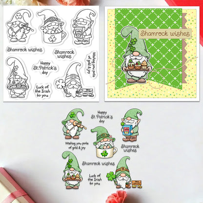 St. Patrick's Gnomes Clear Stamps