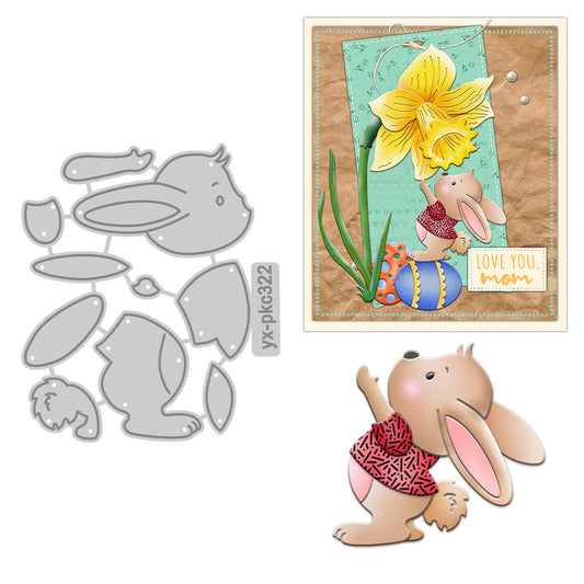 Cute Bunny Metal Cutting Dies