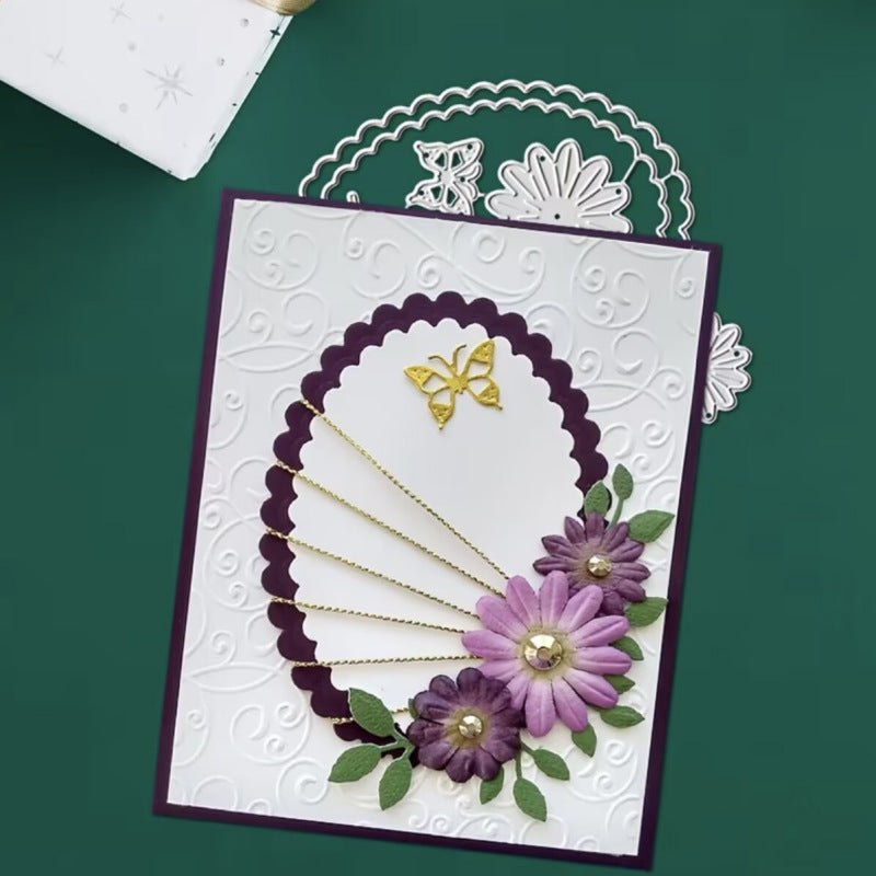 3D Lace Butterfly Flowers Metal Cutting Dies