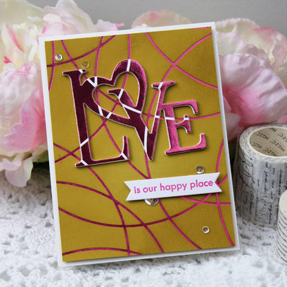 "LOVE" Word Metal Cutting Dies