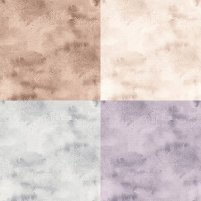 24PCS 6" Frost Realm Scrapbook Paper & Cardstock