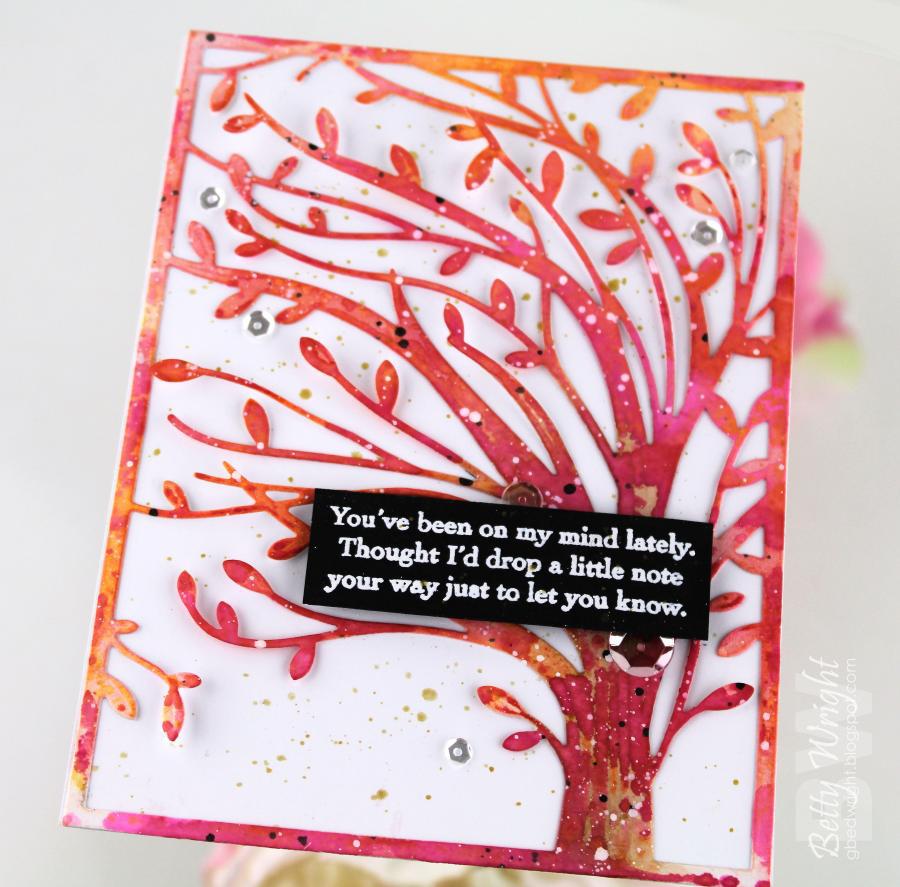 Trees Background Board Cutting Dies