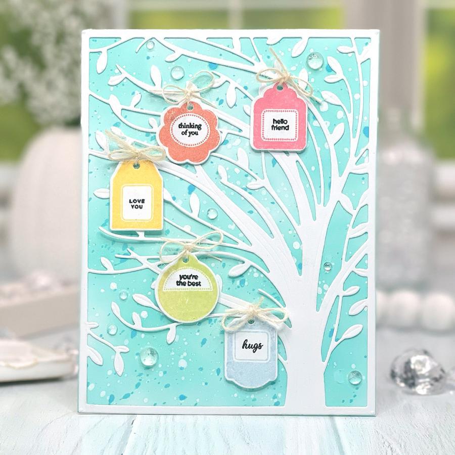 Trees Background Board Cutting Dies