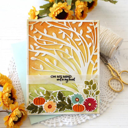 Trees Background Board Cutting Dies