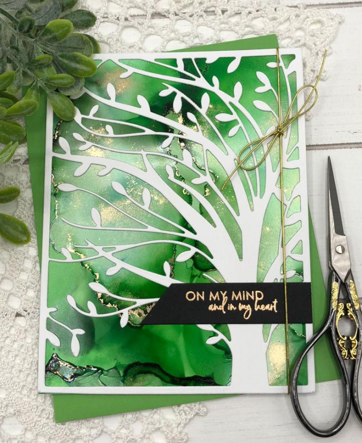 Trees Background Board Cutting Dies