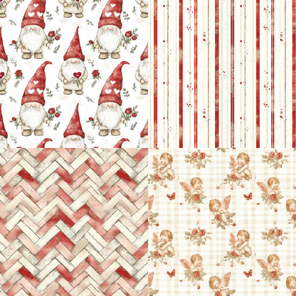 24PCS 6" Adore Scrapbook Paper & Cardstock