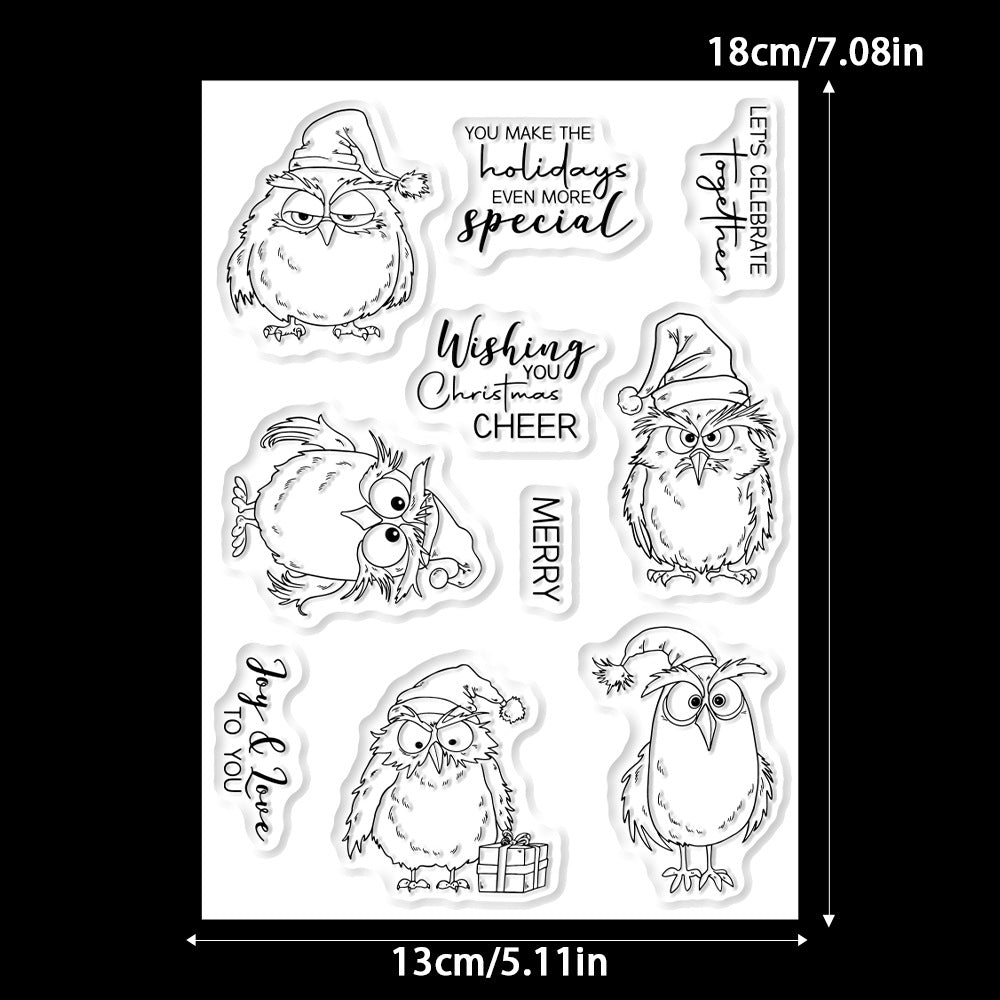 Christmas Owls Dies & Stamps Set