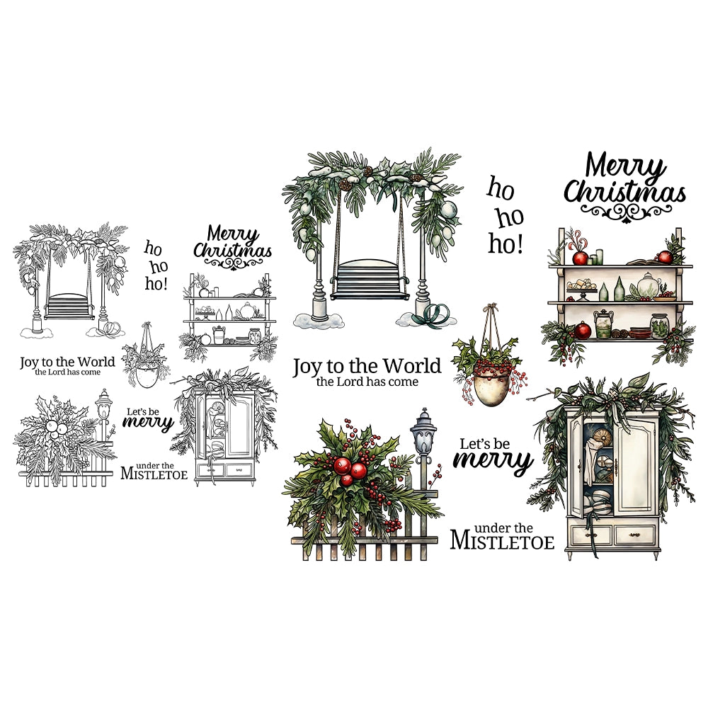 Christmas Decoration Clear Stamps