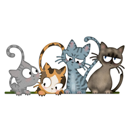 Cute Cats Metal Cutting Dies