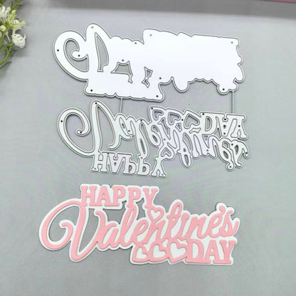 Happy Valentine's Day Wishes Metal Cutting Dies