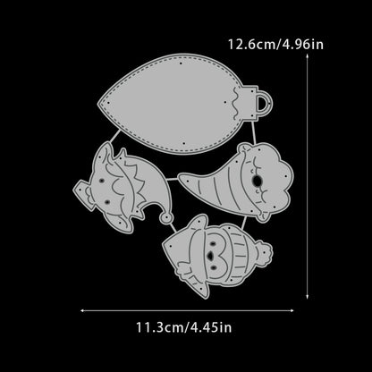 Christmas Light Bulb Pendant Metal Cutting Dies