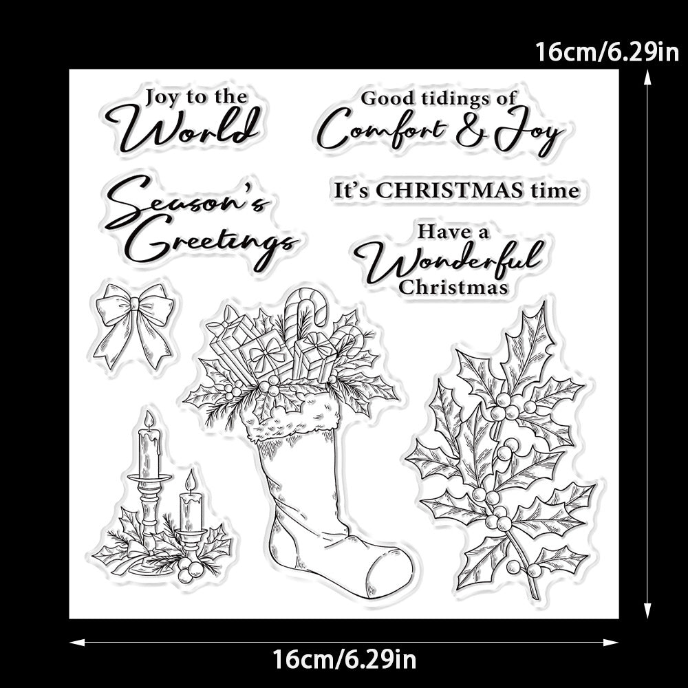 Christmas Socks Dies & Stamps Set