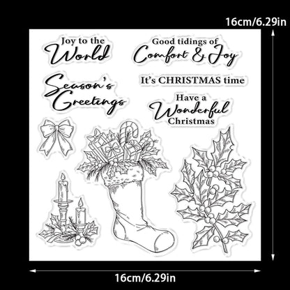 Christmas Socks Dies & Stamps Set