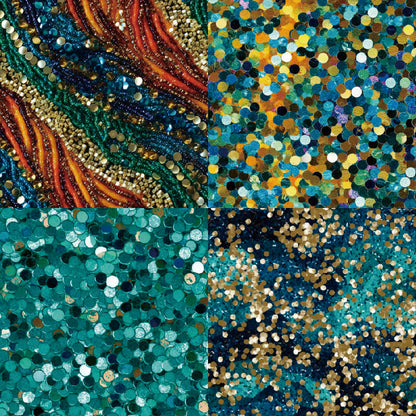 24PCS 6" Emerald Scrapbook Paper & Cardstock