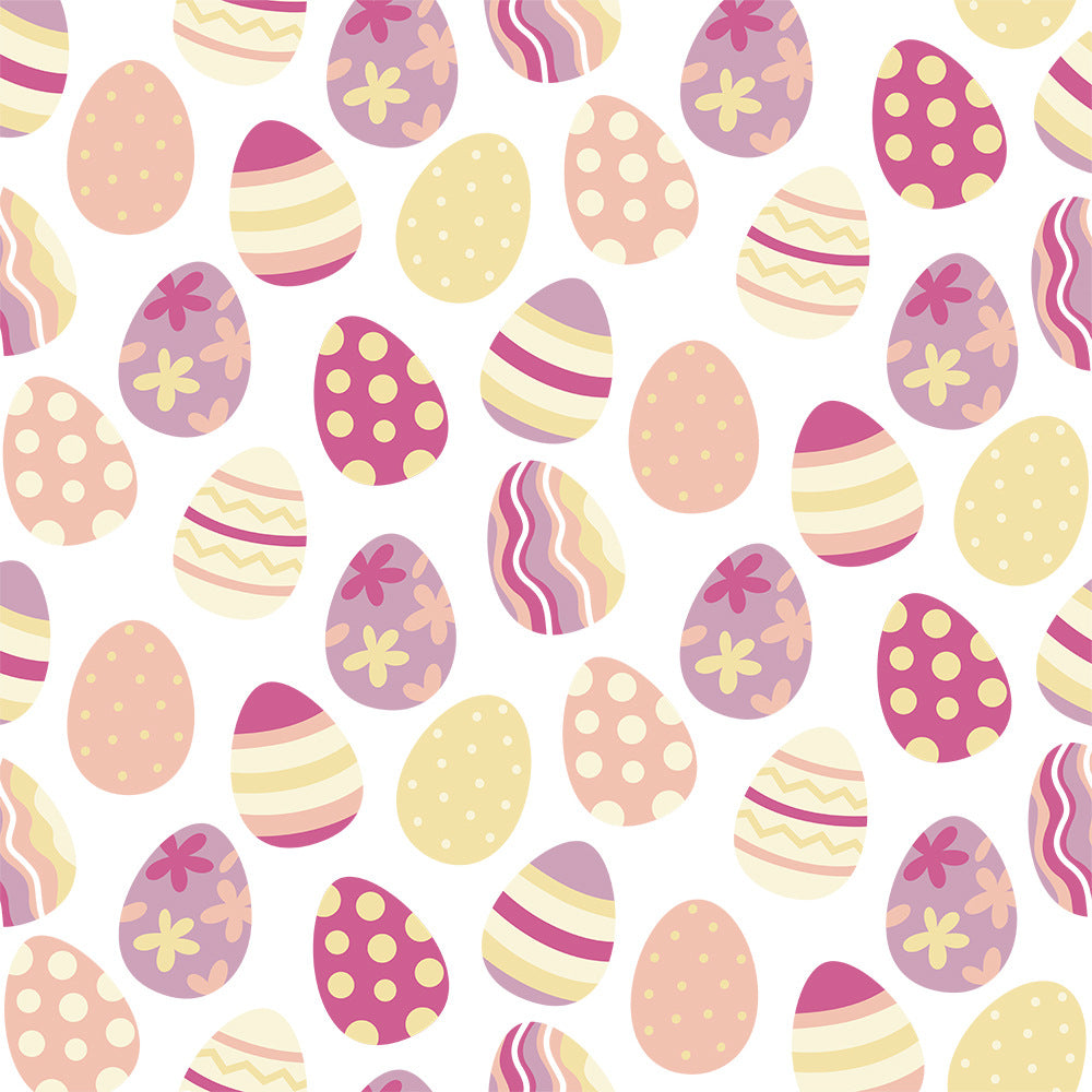 5 PCS Easter Eggs Pattern DIY Painting Hollow Stencil