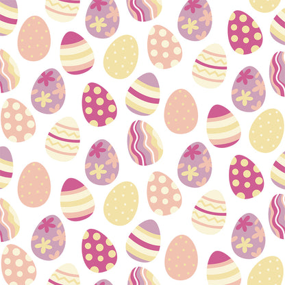 5 PCS Easter Eggs Pattern DIY Painting Hollow Stencil