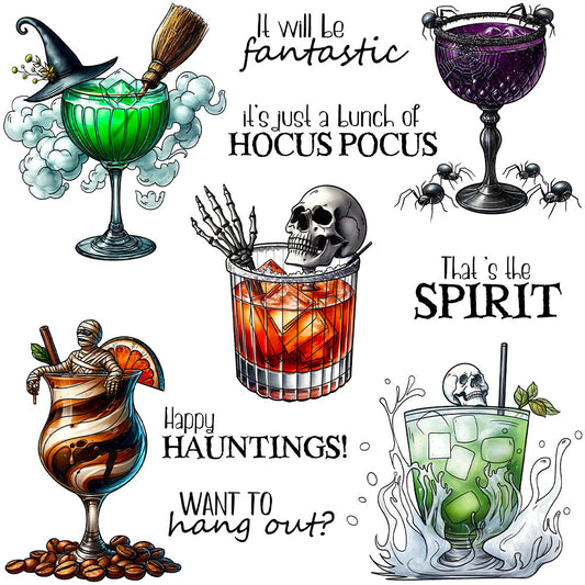 Halloween Goblet Dies & Stamps Set