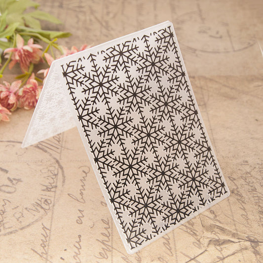 Geometric Background Pattern Plastic Embossing Folder