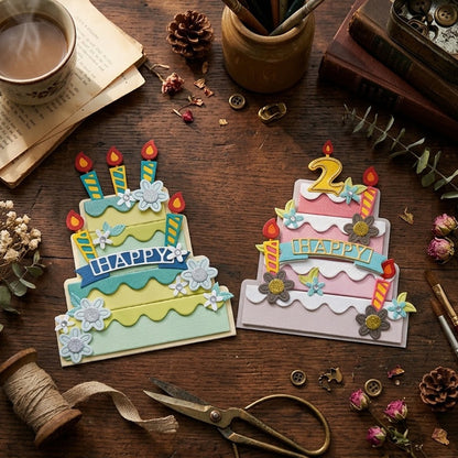Birthday Cake Metal Cutting Dies