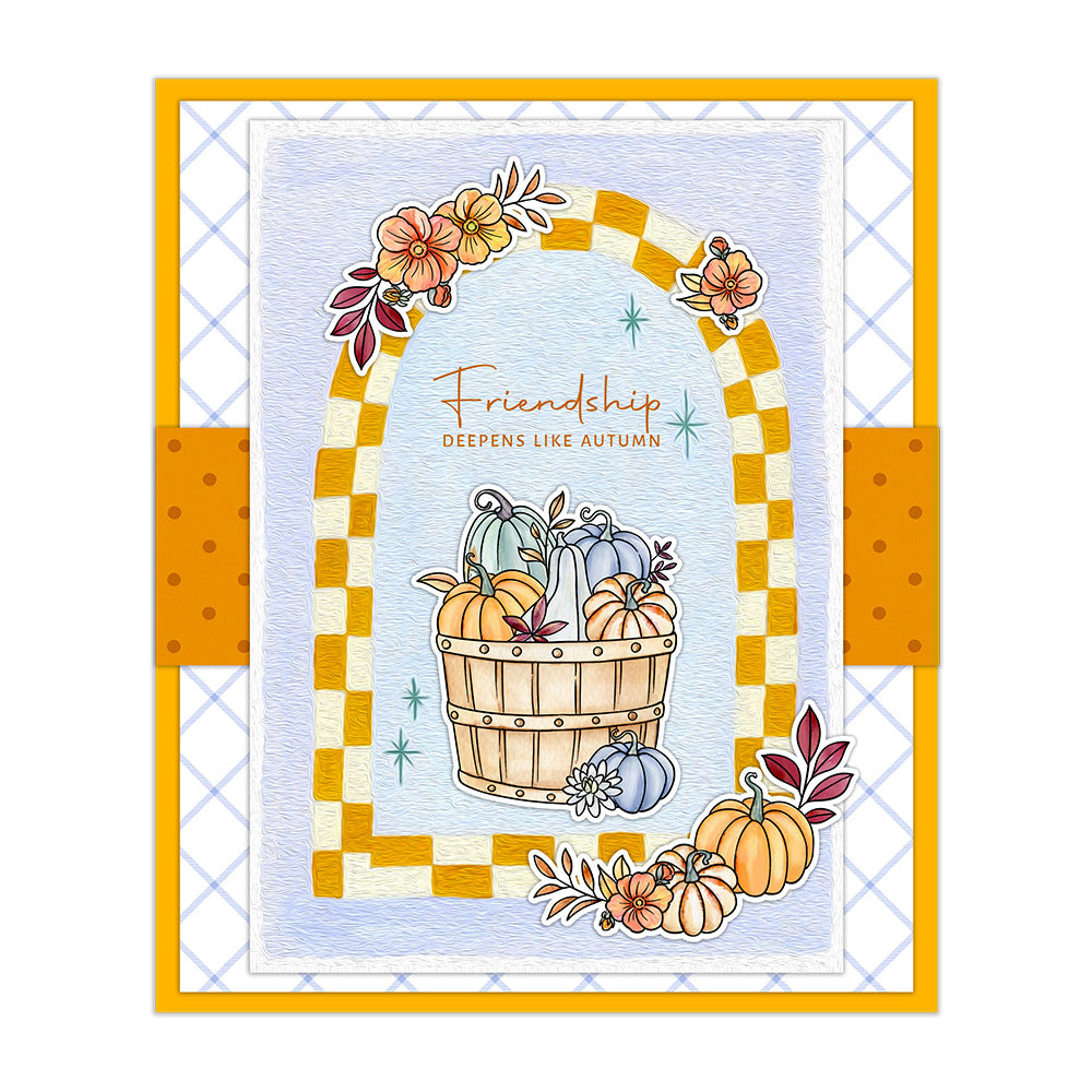 Autumn Harvest Pumpkins Dies & Stamps Set