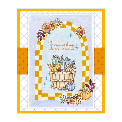 Autumn Harvest Pumpkins Dies & Stamps Set
