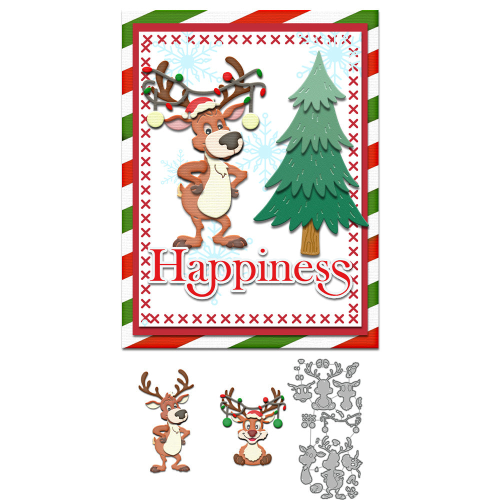 Christmas Reindeer Metal Cutting Dies