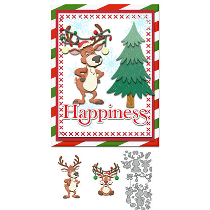Christmas Reindeer Metal Cutting Dies
