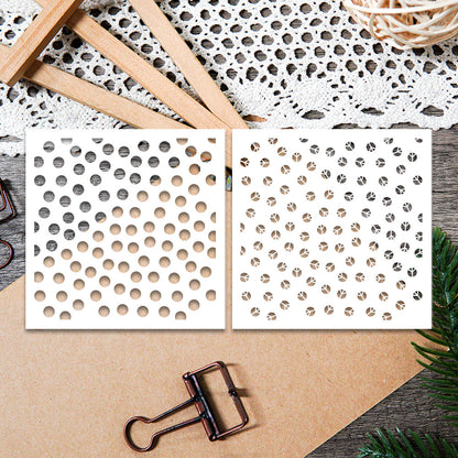 2 PCS Creative Patterns DIY Painting Hollow Stencil