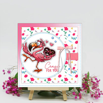 Valentine Animals Dies & Stamps Set