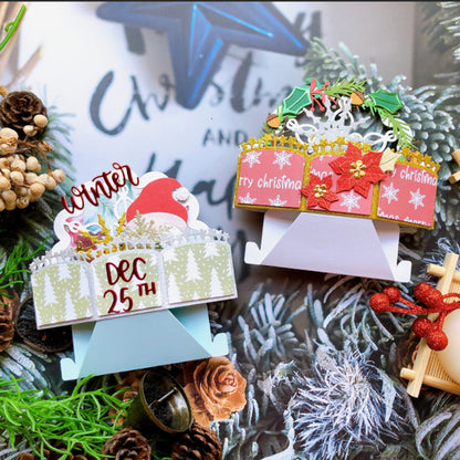 3D Christmas Card Metal Cutting Dies