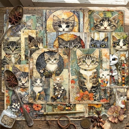 A5 Cute Cats Journal Scrapbook Paper