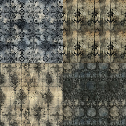 24PCS 6" Ancient Scrapbook Paper & Cardstock