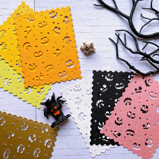 Pumpkin Face Background Board Cutting Dies