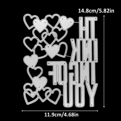 ”Thinking Of You" Words Metal Cutting Dies