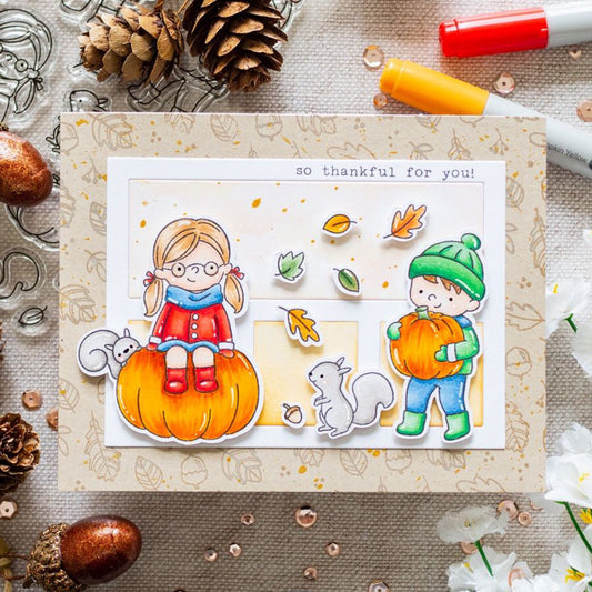 Fall Thanksgiving Series Dies & Stamps Set