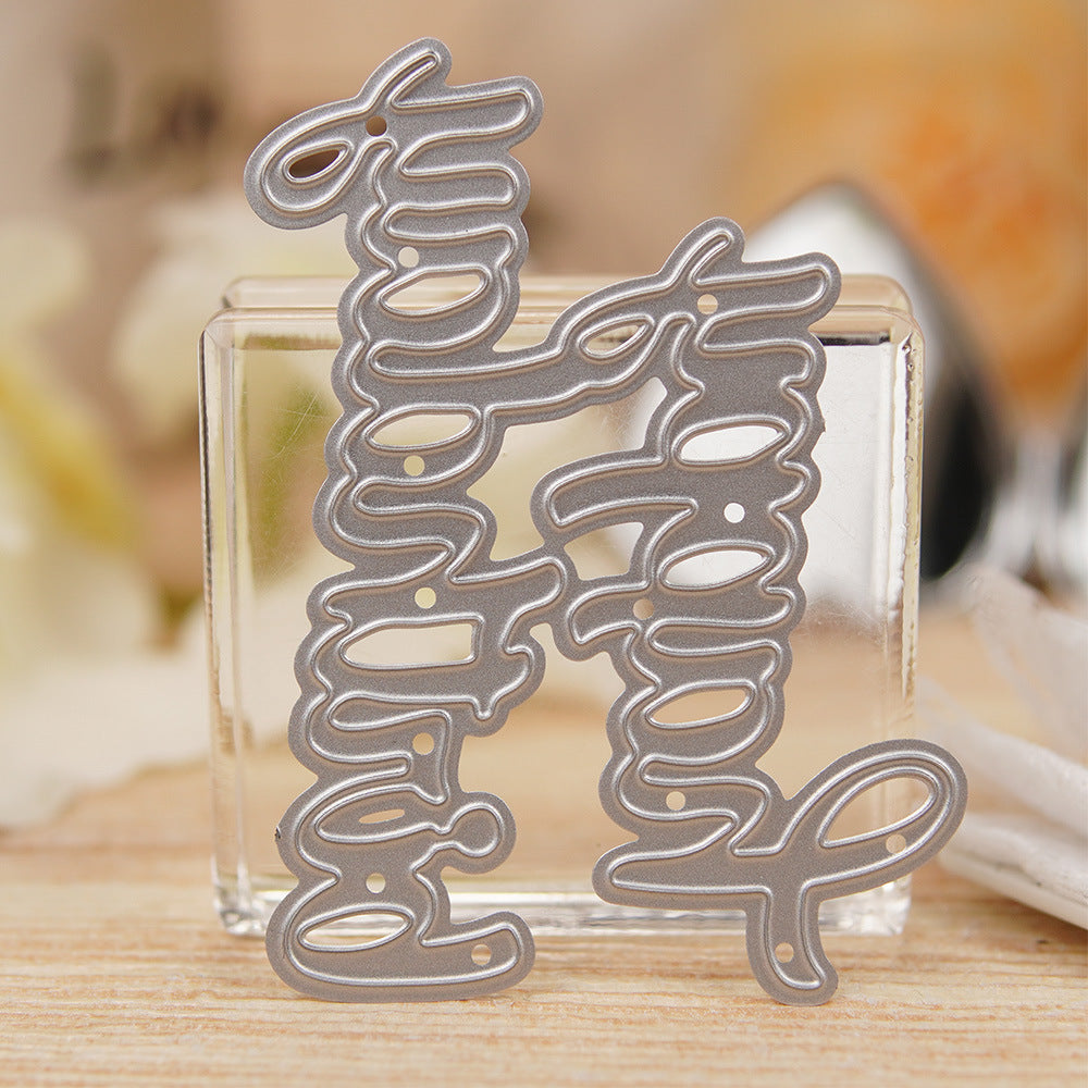 "Happy Birthday" Words Metal Cutting Dies